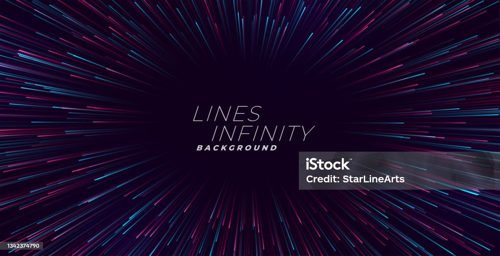 Infinity Light Background Infinity Light Trail Burst Background Stock Illustration - Download ...