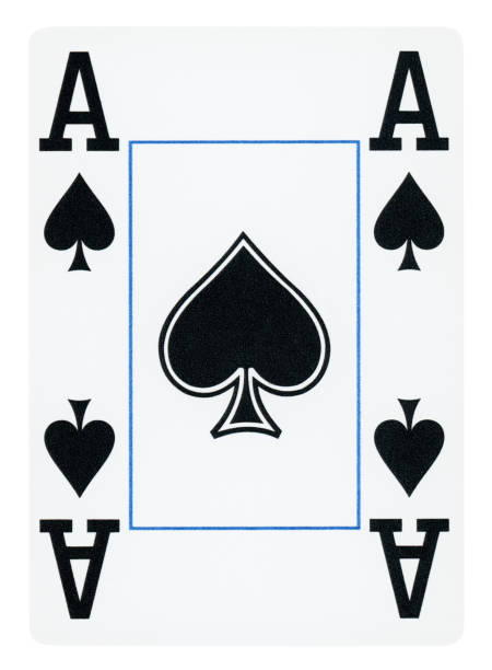 istock Ace Of Spades playing card - Isolated 1342379983