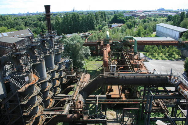 istock Historic iron smelting plant 1342391615