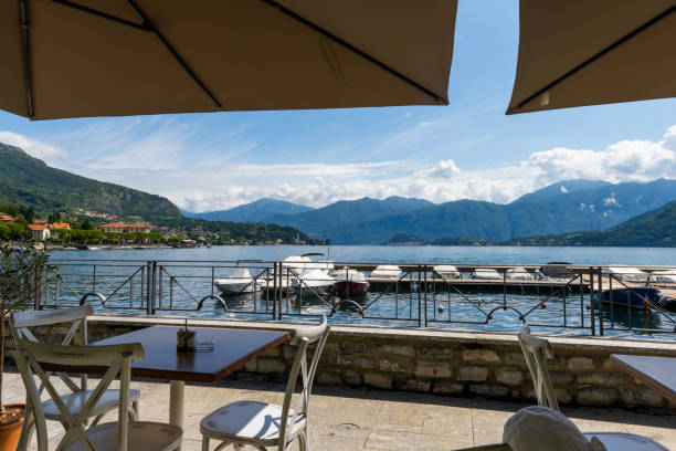 istock View over small marina Como lake 1342403959