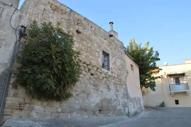 Photo of Traditional architecture of Theologos village on the island of a the Rhodes in Greece