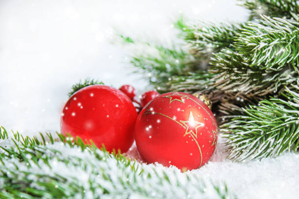 istock Christmas background. happy New Year. Selective focus 1342410714