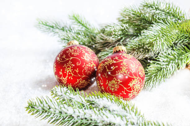 istock Christmas background. happy New Year. Selective focus 1342410717