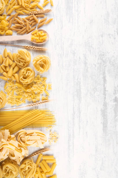 istock Italian Pasta on Rustic Wooden Table 1342413838