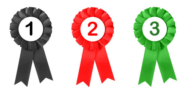 Three medals black red green isolated against white background and place 1 2 3 Three medals black red green isolated against white background and place 1 2 3 alternative for germany photos stock pictures, royalty-free photos & images