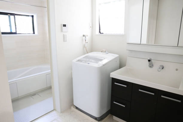 istock Newly built house bathroom 1342430534
