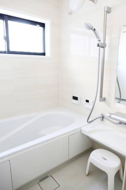 istock Newly built house bathroom 1342430535
