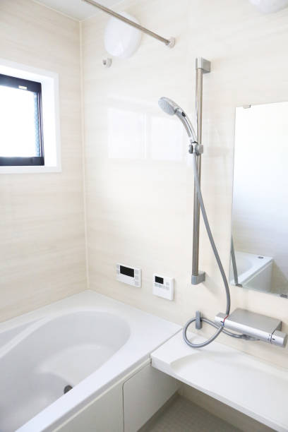 istock Newly built house bathroom 1342430543