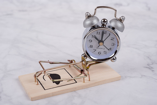 Game character concepts - Mousetrap with a clock - time pressure