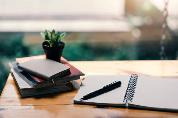 istock Close-up of pen and documents placed on office desks. 1342450886