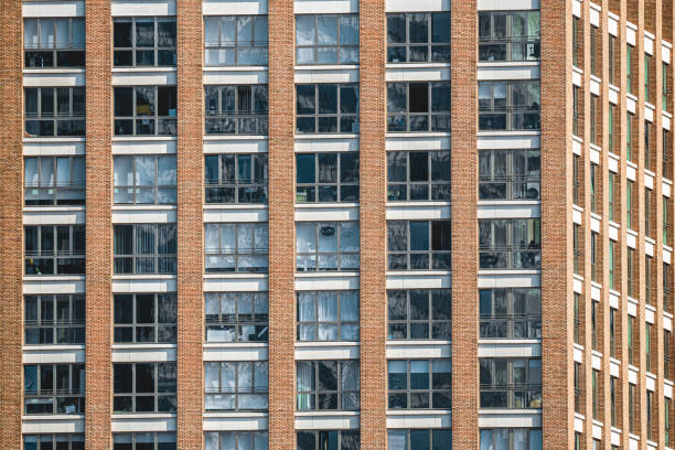 Modern flats in downtown, London