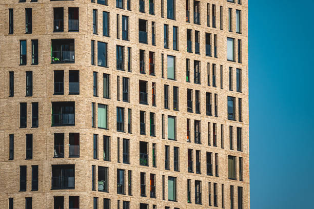 Modern flats in downtown, London