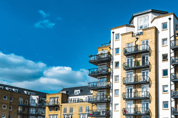 istock Modern flats in downtown, London 1342457685