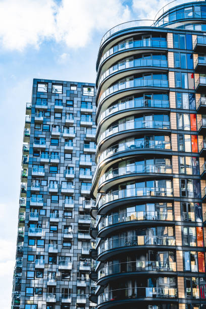 istock Modern flats in downtown, London 1342459333