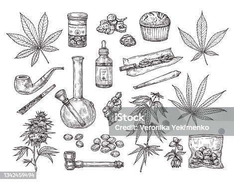 1,300+ Marijuana Joint Drawing Stock Illustrations, Royalty-Free Vector  Graphics & Clip Art - iStock
