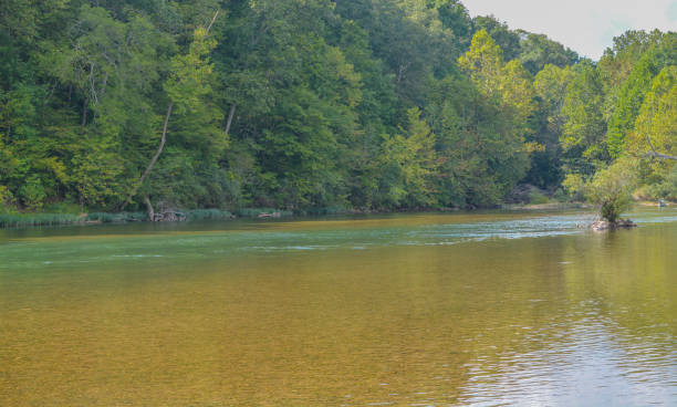 istock The Current River flows through the Ozark National Scenic Riverway through the mountains of Missouri 1342460551