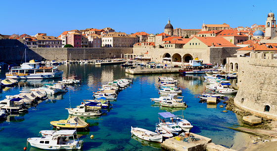 Dubrovnik is a city on the Adriatic Sea in southern Croatia