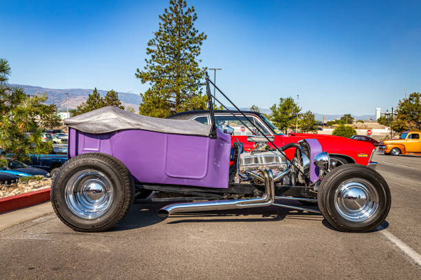 1923 Ford Model T Street Hot Rod Reno, NV - August 4, 2021: 1923 Ford Model T Street Hot Rod at a local car show. model t ford stock pictures, royalty-free photos & images