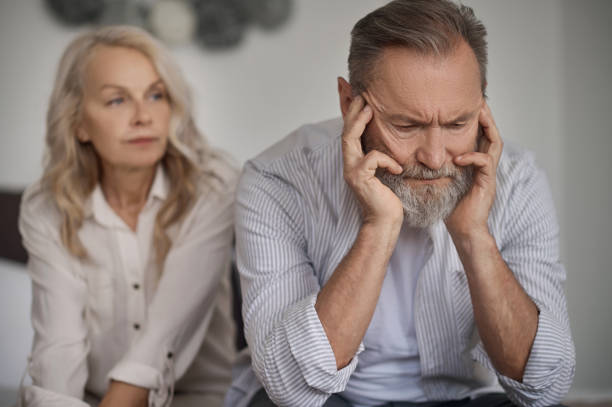 istock Mature married couple keeping silence after an argument 1342474027