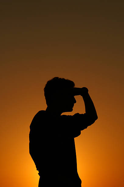 istock The scout silhouette at late sunset 134247492