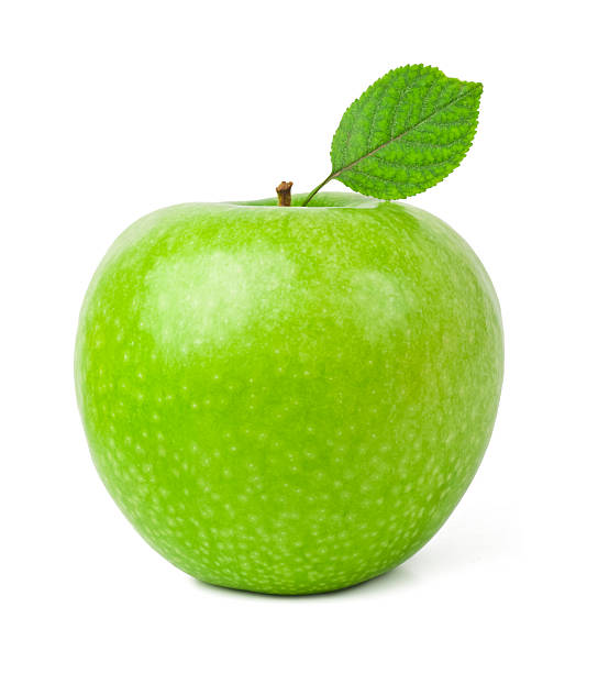 istock ripe green apple on a white background 134247668