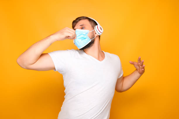 istock bearded man in music headphones 1342482852