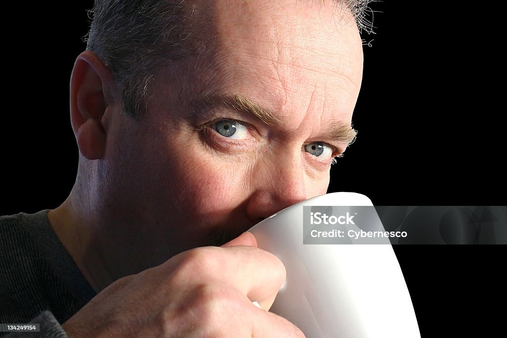 Homme de boire du café - Photo de Activités de week-end libre de droits