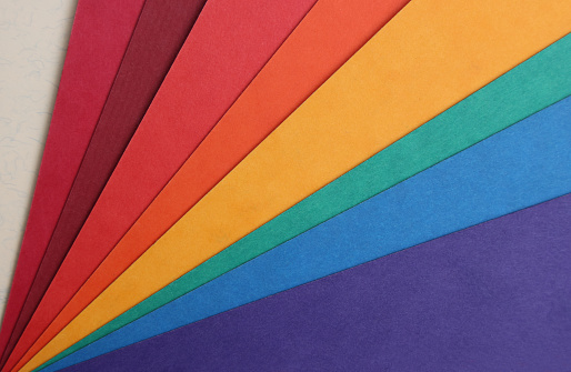 Multi color paper background