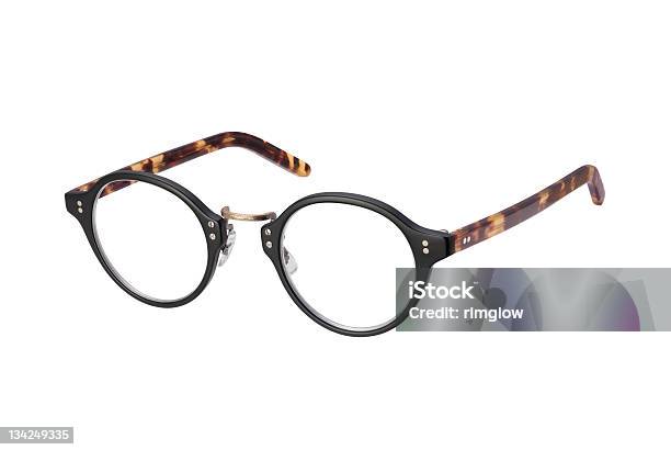 Gafas Retro Aislado Con Trazado De Recorte Foto de stock y más banco de imágenes de Accesorio para ojos - Accesorio para ojos, Cristalino, Elegancia