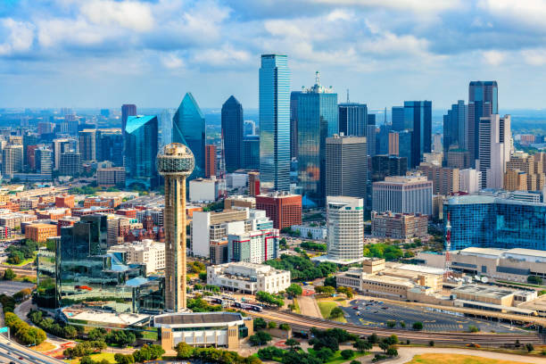 istock Dallas Skyline Aerial 1342493631