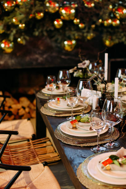 istock new year table decor in a restaurant festive party 1342495601