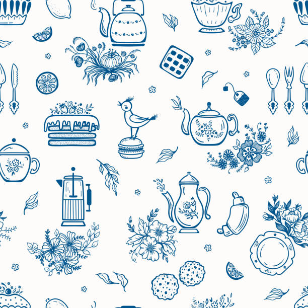 Dish Pattern Toile 40+ Toile Dinnerware Stock Photos, Pictures & Royalty-Free Images - iStock
