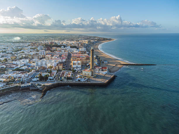 chipiona - costa de la luz fotografías e imágenes de stock