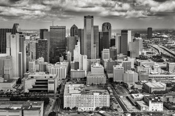 istock Dallas Skyline Aerial 1342554265