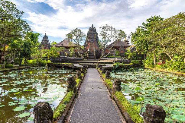 istock Saraswati temple in Ubud on Bali 1342555680