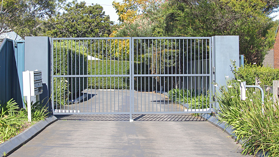 Automatic commercial entrance gates