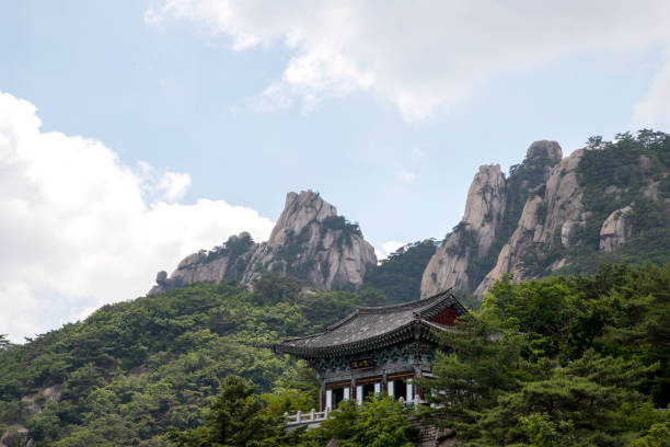 istock Mangwolsa temple in Mt. Dobongsan 1342578583