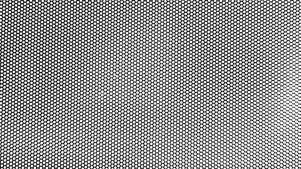 Photo of Background and texturd black color of steel grating.