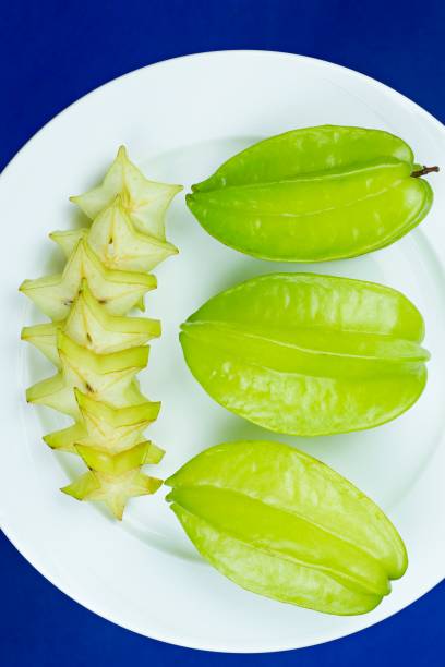 Starfruit isolated on white background
