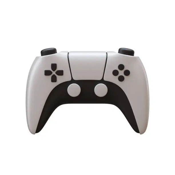 3d Rendering element of game controller, suitable for black friday theme.