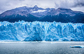 Closeup view of Grey Glacier icebergs, Perito Moreno Glacier, Patagonia, Argentina