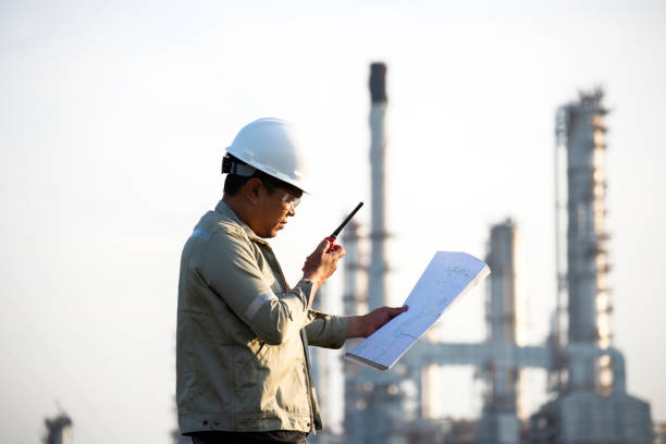 istock Engineers man construction safety work concept and construction city .Engineer Concept 1342594909