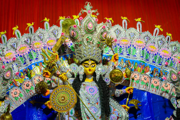 istock Durga Puja festival, Howrah, West Bengal, India 1342597346