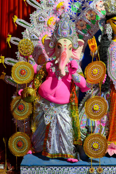istock Durga Puja festival, Howrah, West Bengal, India 1342597438