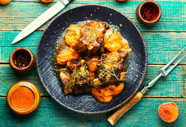 istock Beef ribs in apricots 1342598213