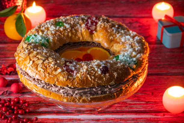 istock Roscon de Reyes or King Cake recipe to Magi day also the Three Wise Men 1342603287