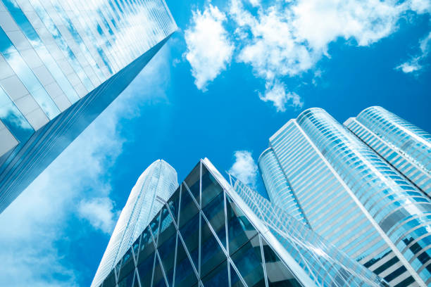 istock Modern skyscrapers in Hong Kong 1342613147