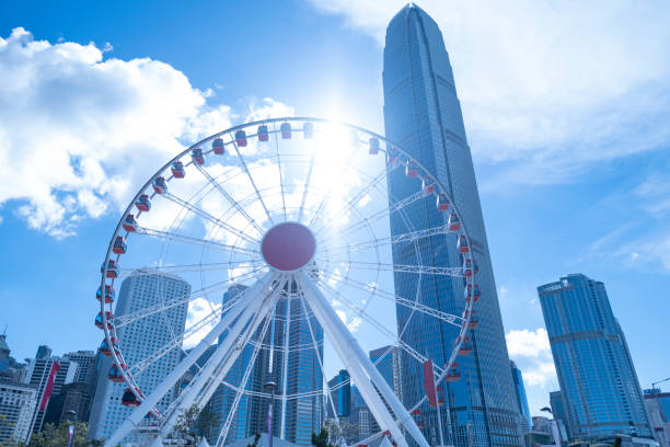 istock Farris wheel in Hong Kong 1342613161