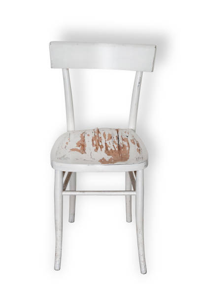 istock White old wooden chair isolated on white 1342613758
