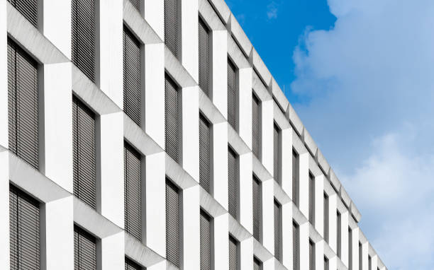 istock Low Angle View Of Modern Building Against Sky 1342614689